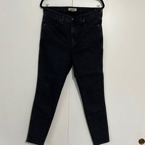 Madewell 10" high rise skinny
